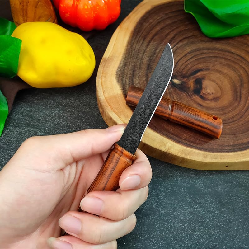Kneefcy Classic Stainless Steel Knife with Durable ABS Grip β Professional Kitchen Knife for Cutting, Slicing and Chopping Vegetables, Meat, Fruits and Household Cooking Utility Use 1