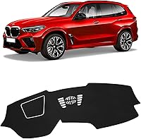 Vista 54 de FIILINES Cubierta de Tablero para Hyundai Sonata 2011-2014, Cubierta de Tablero Accesorios Sonata Cubierta de Tablero de Gamuza Alfombrilla Parasol