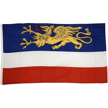 Flaggenfritze Flag Germany City of Rostock + Free Sticker