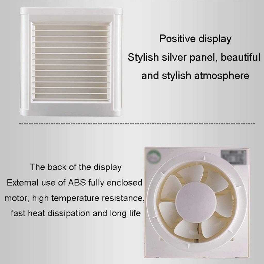 Ventilation Exhaust Fan, Strong Exhaust Extractor Fan Wall Mount Ceiling Exhaust Fan Built-in Household Ventilation Fans Without Plug