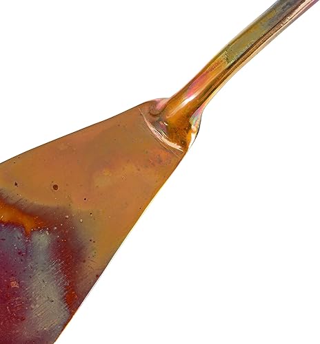 Miniatura 6 de Creative Co-Op Bolso de cobre moderno del cordón, servidor quemado de la torta del