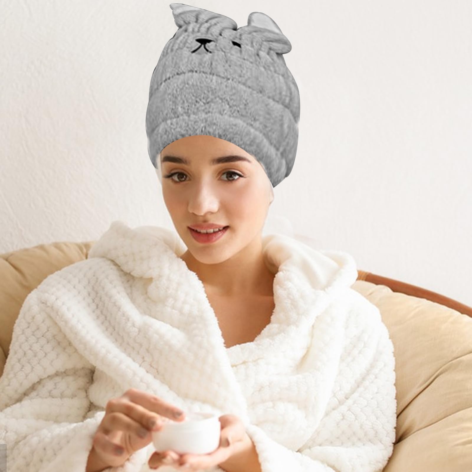 Microvezel Haar Drogende Handdoek, Magische Haar Tulband Wrap Met Knoop Bad Douchemuts Sneldrogende Handdoek Voor Vrouwen Kinderen