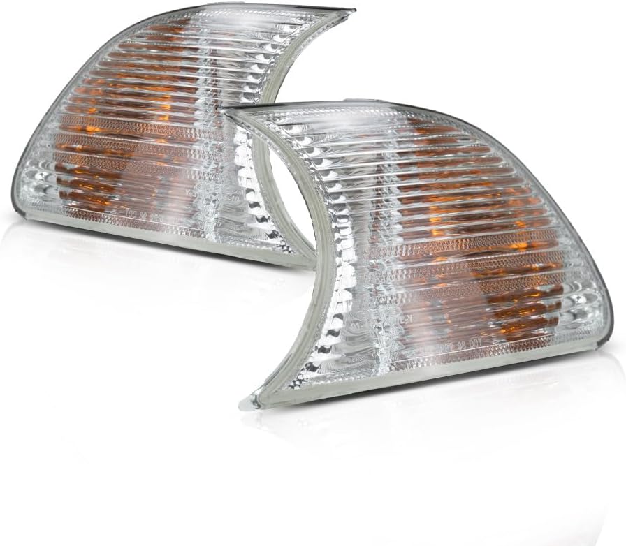 For BMW 330Ci Corner Signal Light Assembly 2001 Driver and Passenger Side Pair For BM2520108