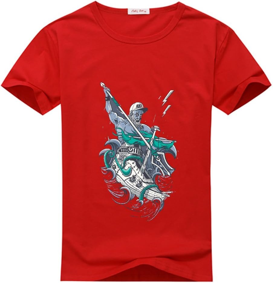 Mens T-Shirt Estampas en Vectores para Playeras Large Red