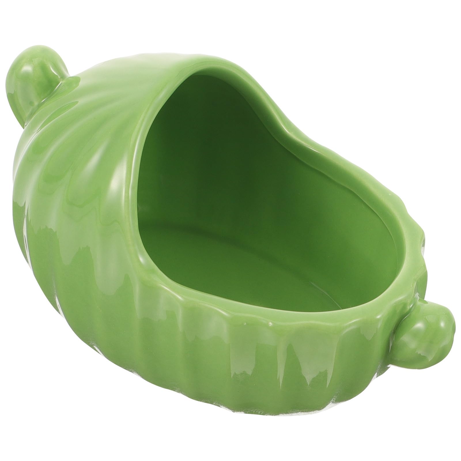 KAJNBN Hamster Bath Sand Ceramic Bathing Tub for Small Pets, Safe and Sanitary Daily Use Hamster Bathroom Accessory, Compact Habitat Décor for Cage Setup