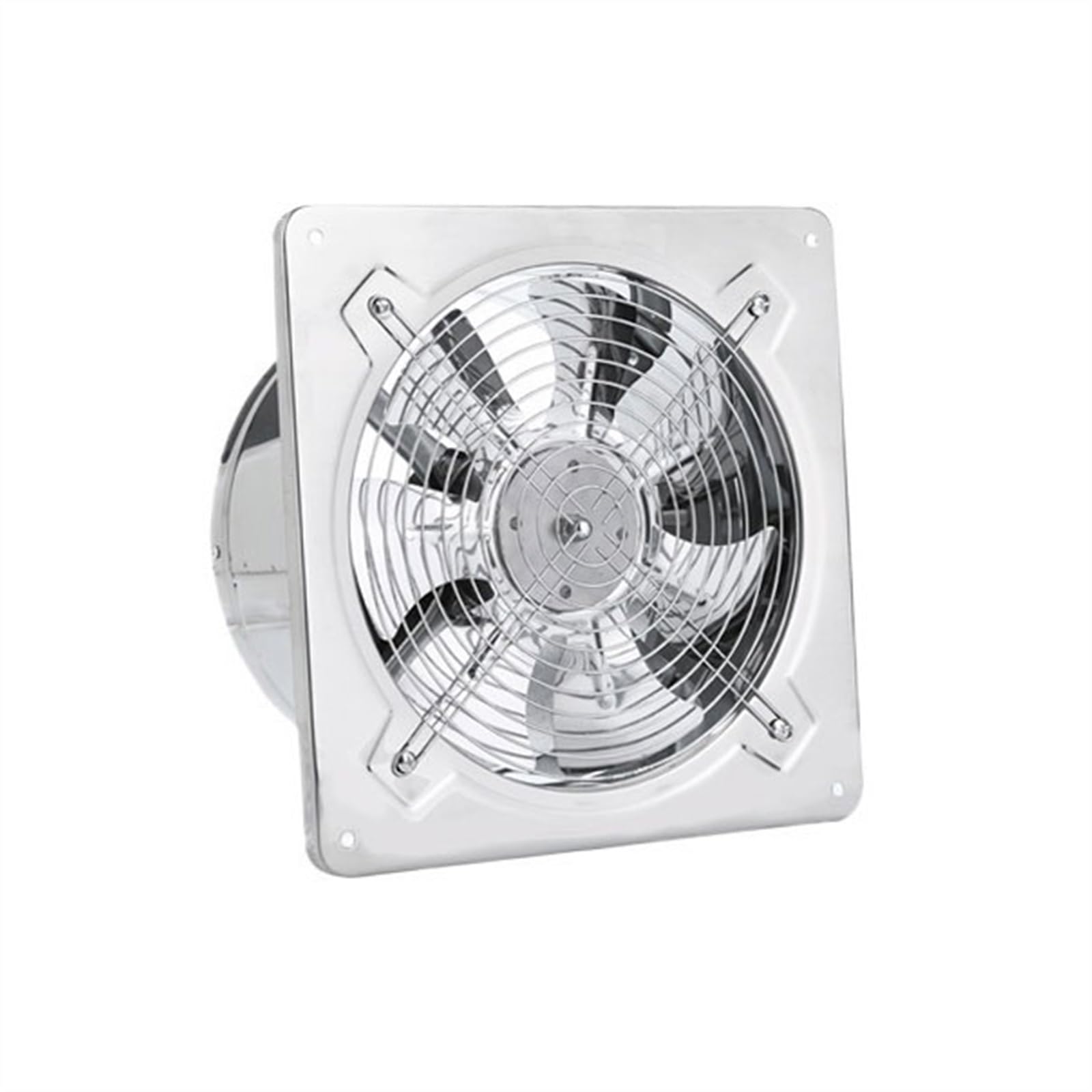 Extractor de Aire Extractor de Aire Acero Inoxidable for Cocina, Campana extractora for Ventana Fuerte for el hogar, Ventilador ventilación for baño(8inch)