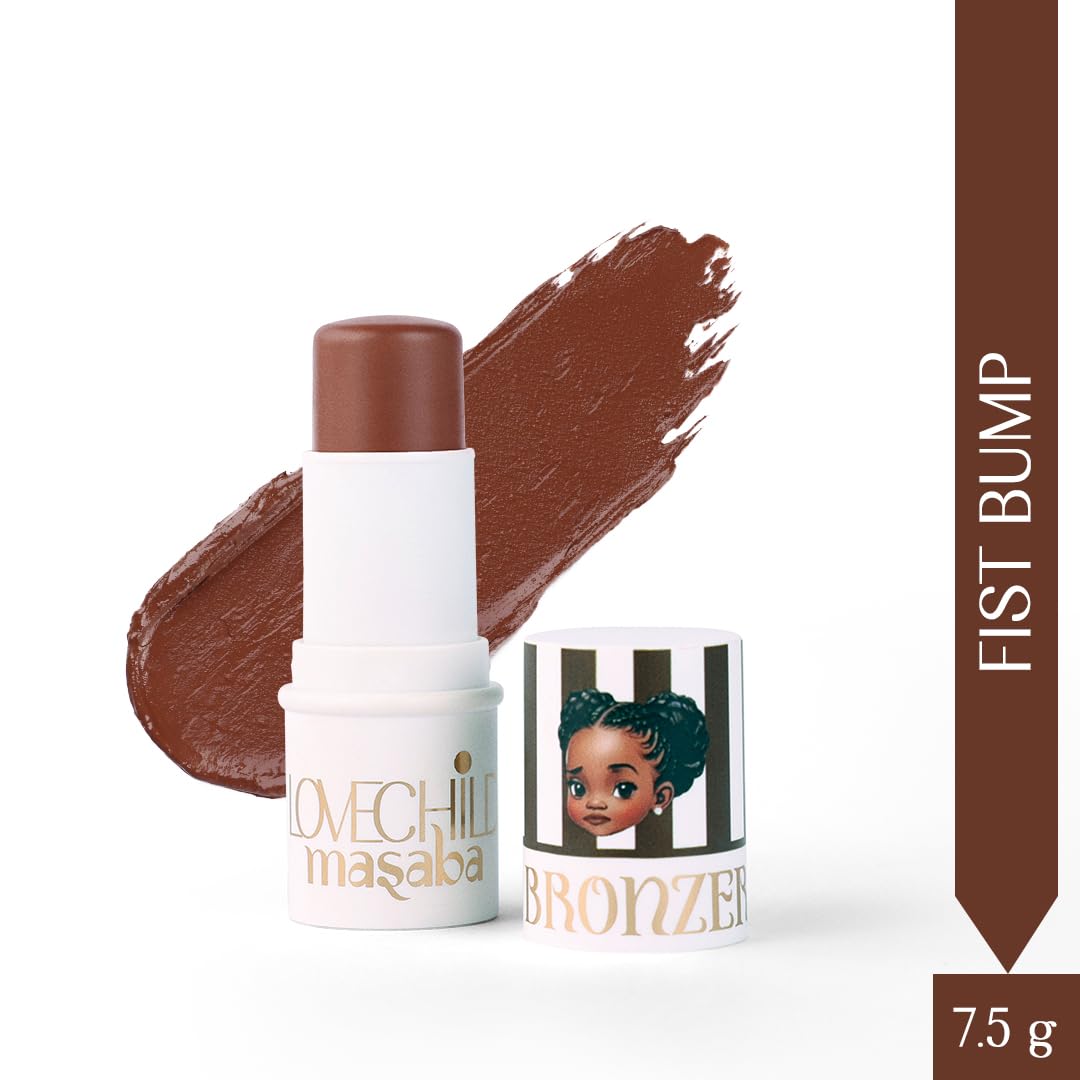 LoveChild Mini Masaba Bronzer Stick To Sculpt, Define & Lift, Contour Makeup, Matte Finish, Smooth Glide, Makeup Stick Suitable for All Indian Skin Tones, Fist Bump (Deep Brown) 7.5g - Image 8 thumbnail