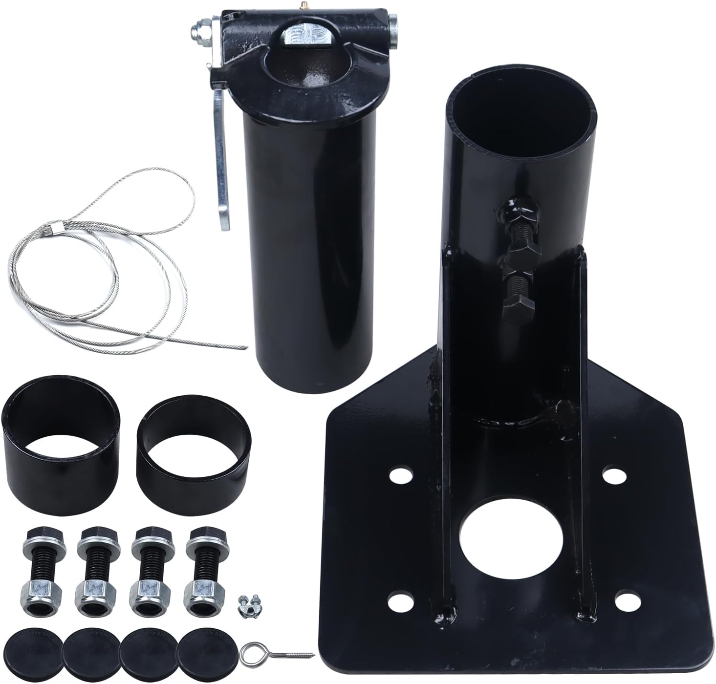 5th Wheel to Gooseneck Adapter, 12"~17" Adjustable Height, 20,000lb Tow Rating, 2-5/16" Ball, Compatible with RV & Camper, Model 12217