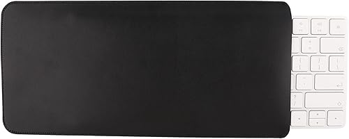 GuardV Funda de cuero para Apple Magic Keyboard 2 - A1644 A2449 A2450 Touch ID MLA22LLA MK2A3LLA - Funda protectora (negro)