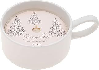 Scented Ceramic Candle Christmas Tree/Fireside