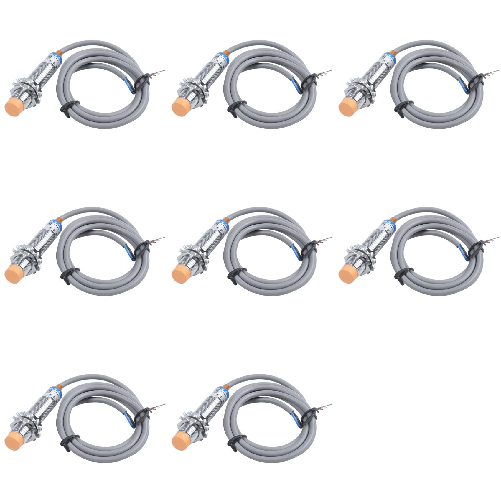 Jnchdghwa As Shown 8X Dc6-36V 300Ma Npn No 3-Wire 4Mm Tubular Inductive Proximity Sensor Switch Lj12a3-4-Z-Bx
