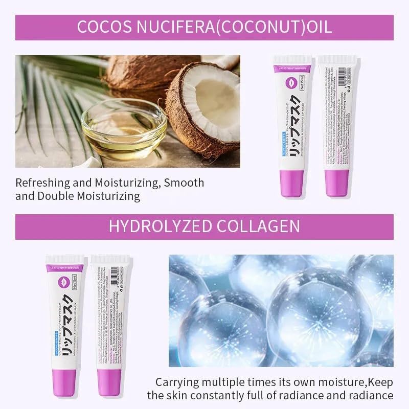 Exfoliating Lip Balm, Improve Lip Elasticity Naturally, Remove Dark Pigment, Brighten Dull Lips Moisturizing Anti‑Crack Care for Smokers Daily Use image 5