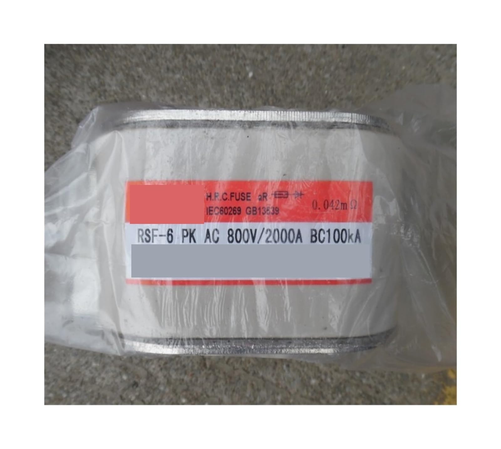KSZHZYMGX Fuses RSF-6-PK AC800V 2000A BC100KA RSF-6G-PK 800V 2000A RSF-6-PK AC800V 2100A AC1000V 1800A BC100KA 105 * 60 1PD(RSF-6-PK AC800V 2100A)