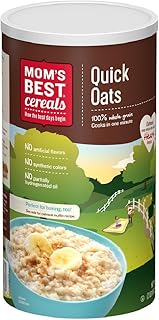 Post Mom's Best Rolled Quick Oats Hot Cereal, 42 Ounce Canister