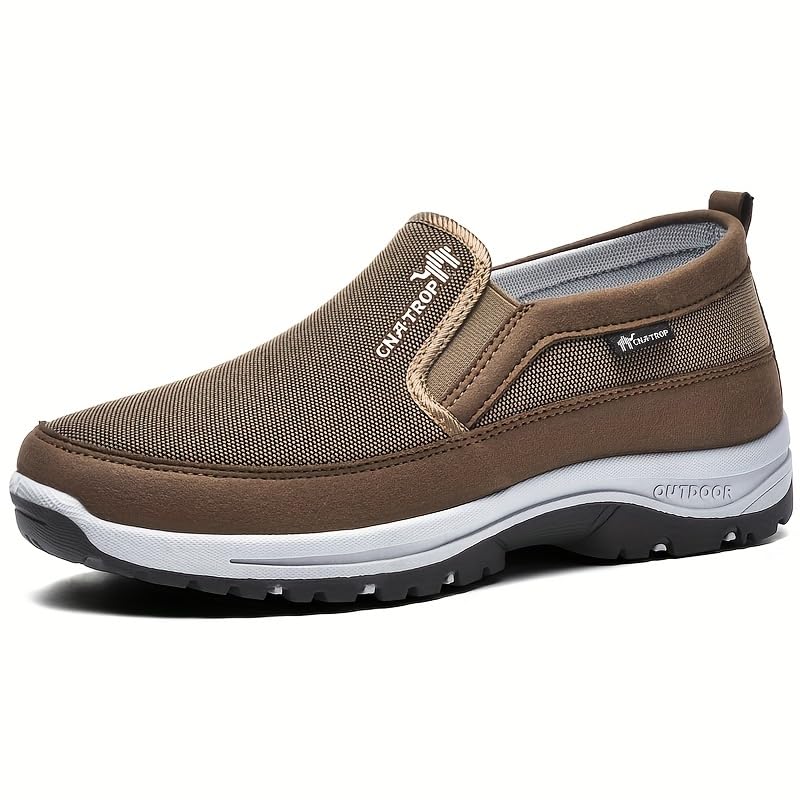 Men's Slip-on Sneakers Loafers - Athletic Shoes - Comfortable and Breathable Walking Shoes