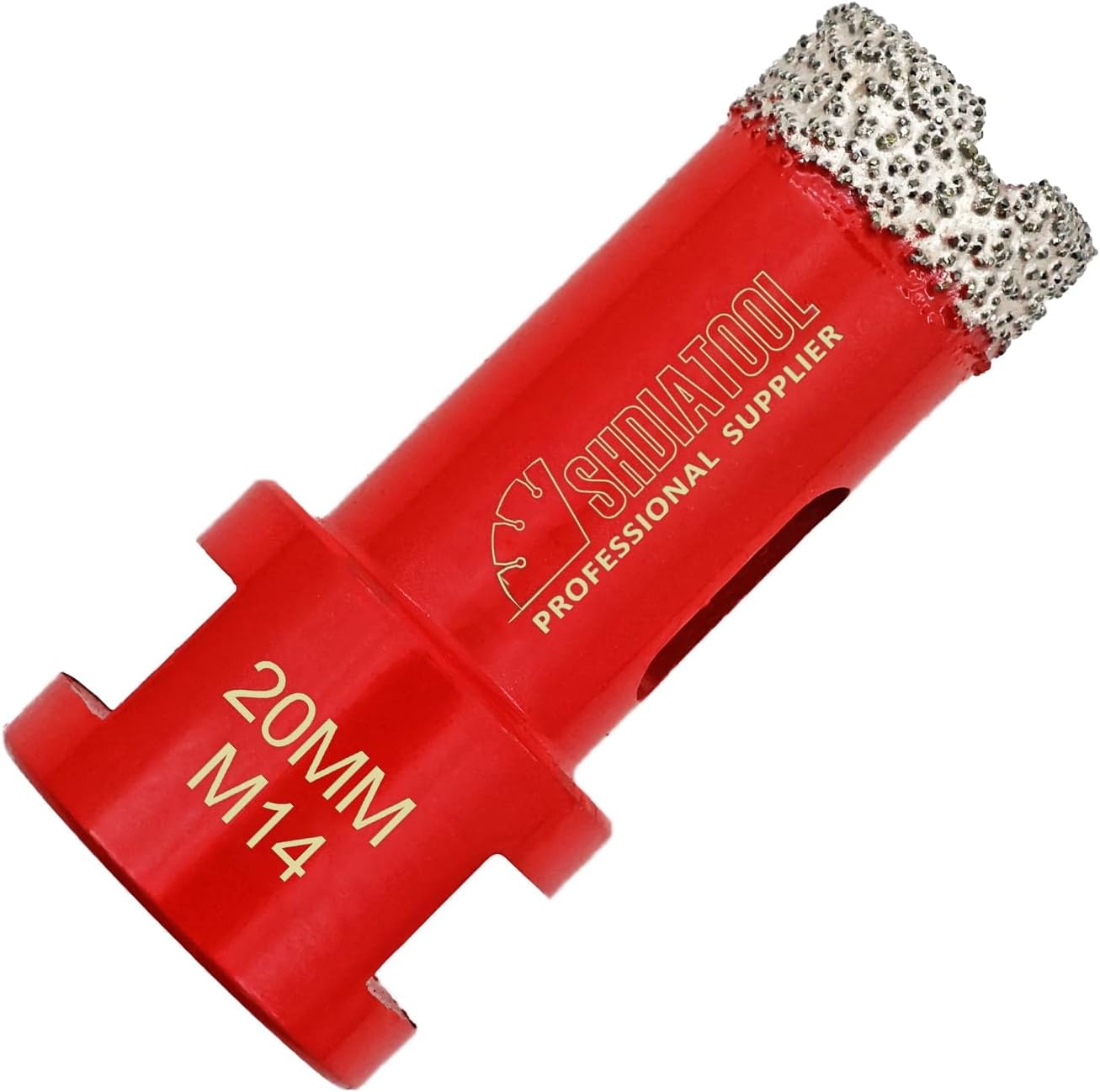 Dry Diamond Drill Core Bit Diameter 20mm Vacuum Brazed Drilling Porcelain Tile Granite Marble