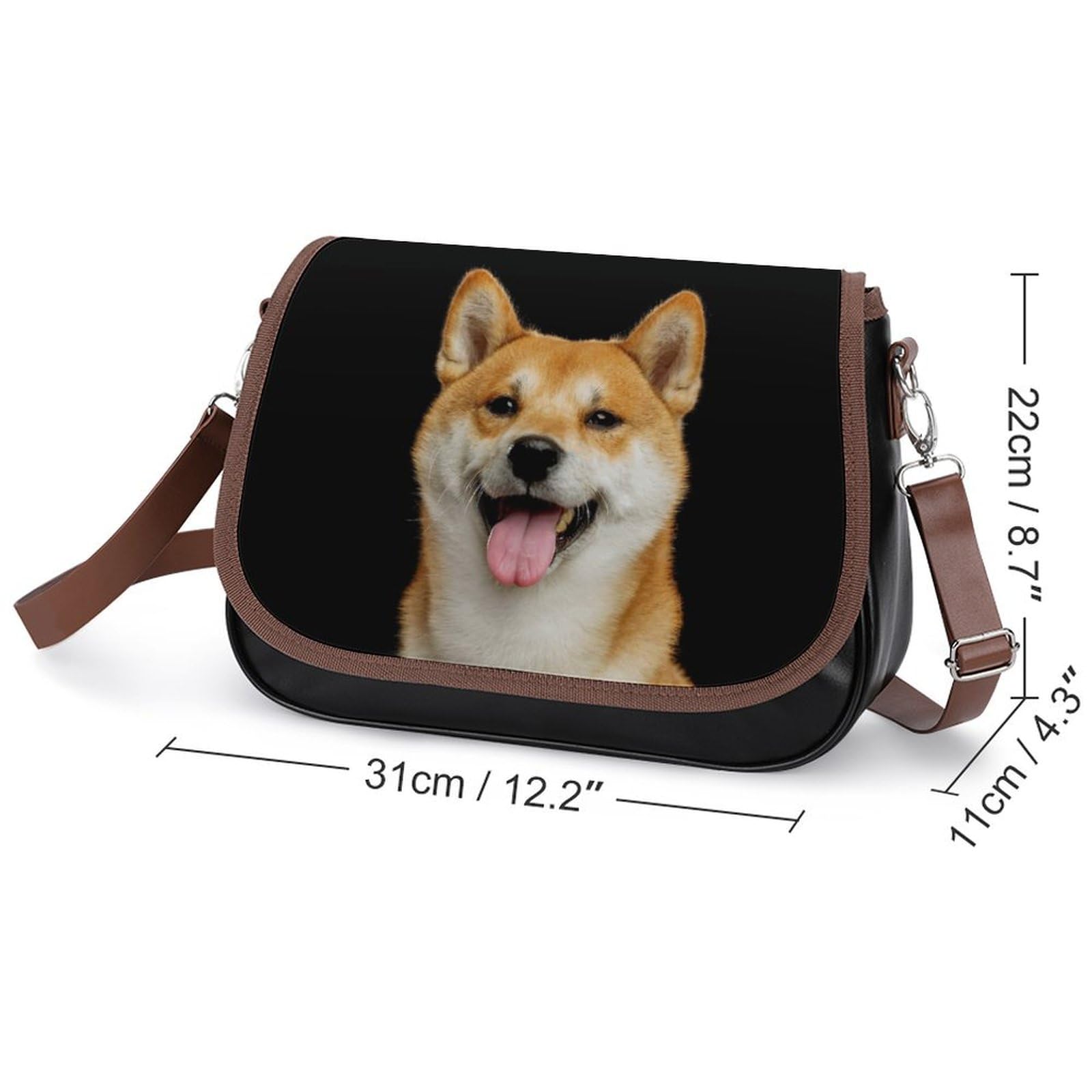Amazon.co.jp: ショルダーバッグ 柴犬 いぬ 犬柄 ワンショルダーバッグ