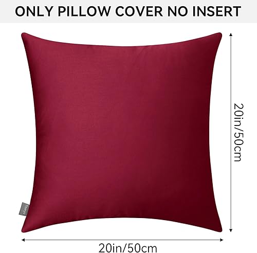 Vista 418 de Thmyo Paquete de 2 fundas de almohada cuadradas decorativas de algodón, fundas de almohada de sublimación en blanco, fundas de cojín blancas