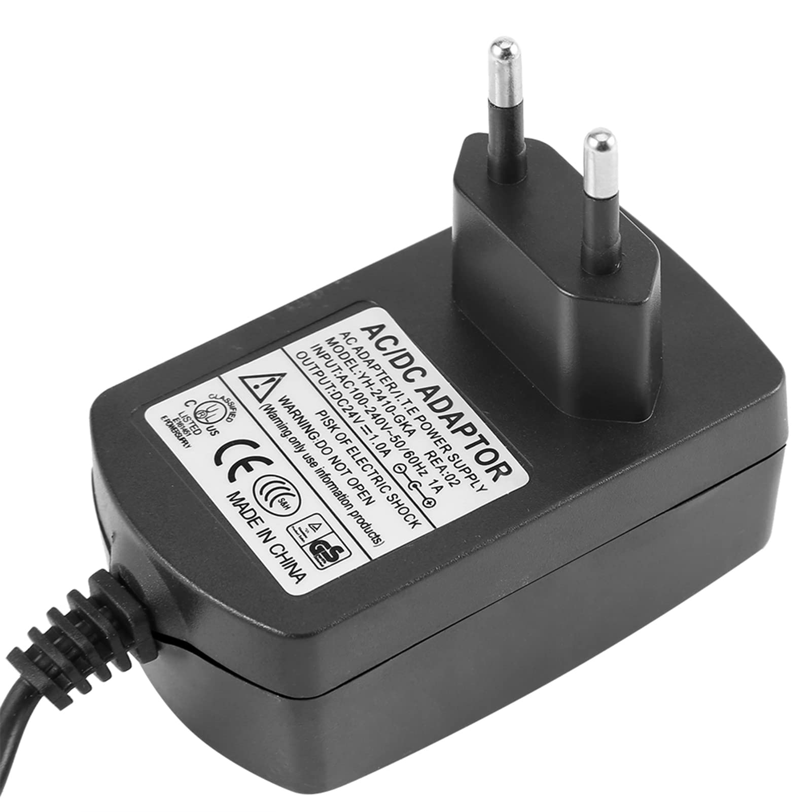 Akozon Creatore di Nebbia, per Laghetto con Fontana d'Acqua con Adattatore Nebler di Alimentazione 110 240 V Spina Americana 1 Pezzo 12 LED Creatore di Nebbia Colorato