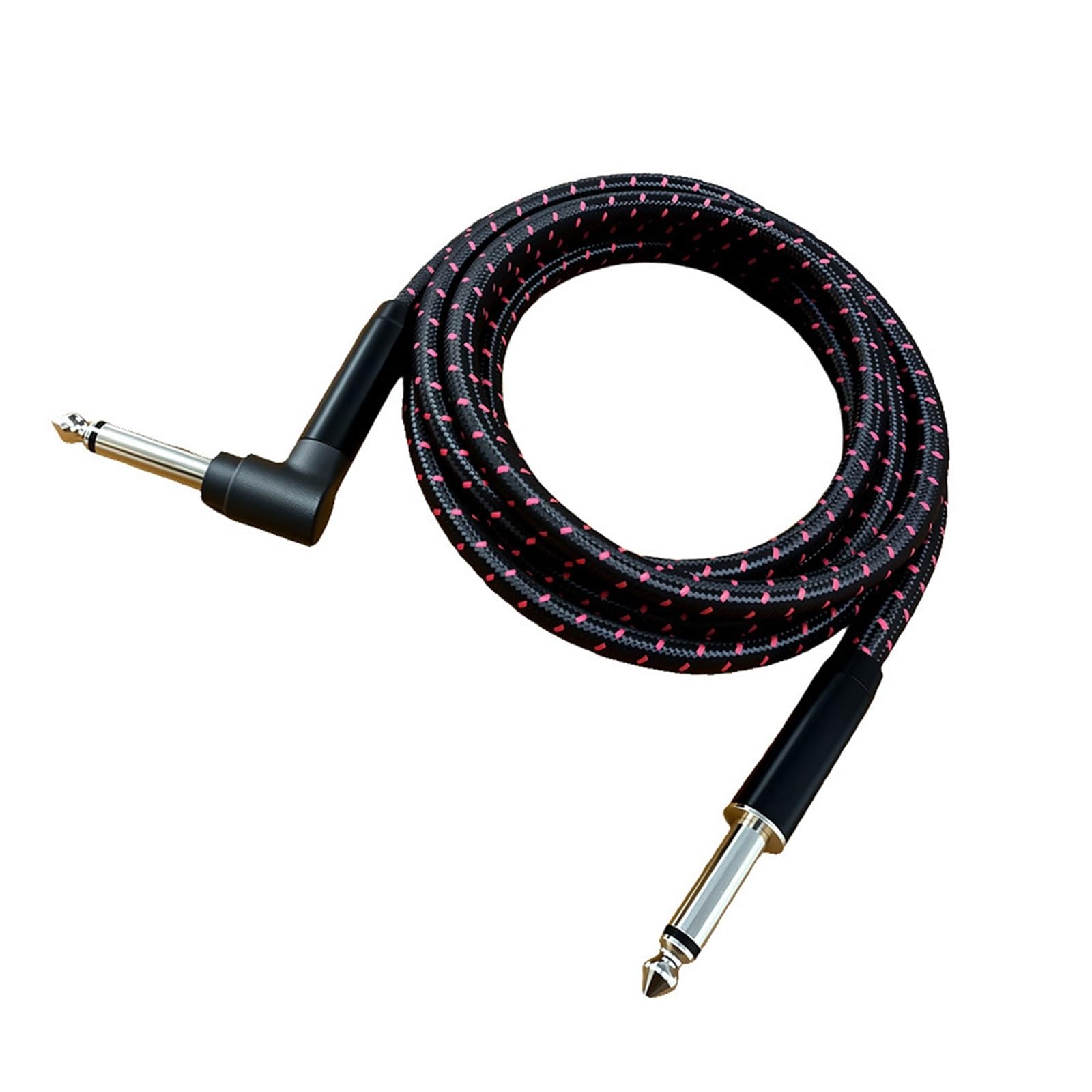 Dorosły Kabel Do Gitary Kabel Wzmacniacza Do Gitary Elektrycznej 6,35 Mm Redukujący Szumy Prostego Kąta Prostego