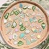 Tumbled Sea Glass 31oz - Frosted Crafting Gems for Christmas Tree Decor, Wreath DIY & Vase Filler | Beach Glass Pieces for Holiday Crafts and Home Décor(Aqua White) #3