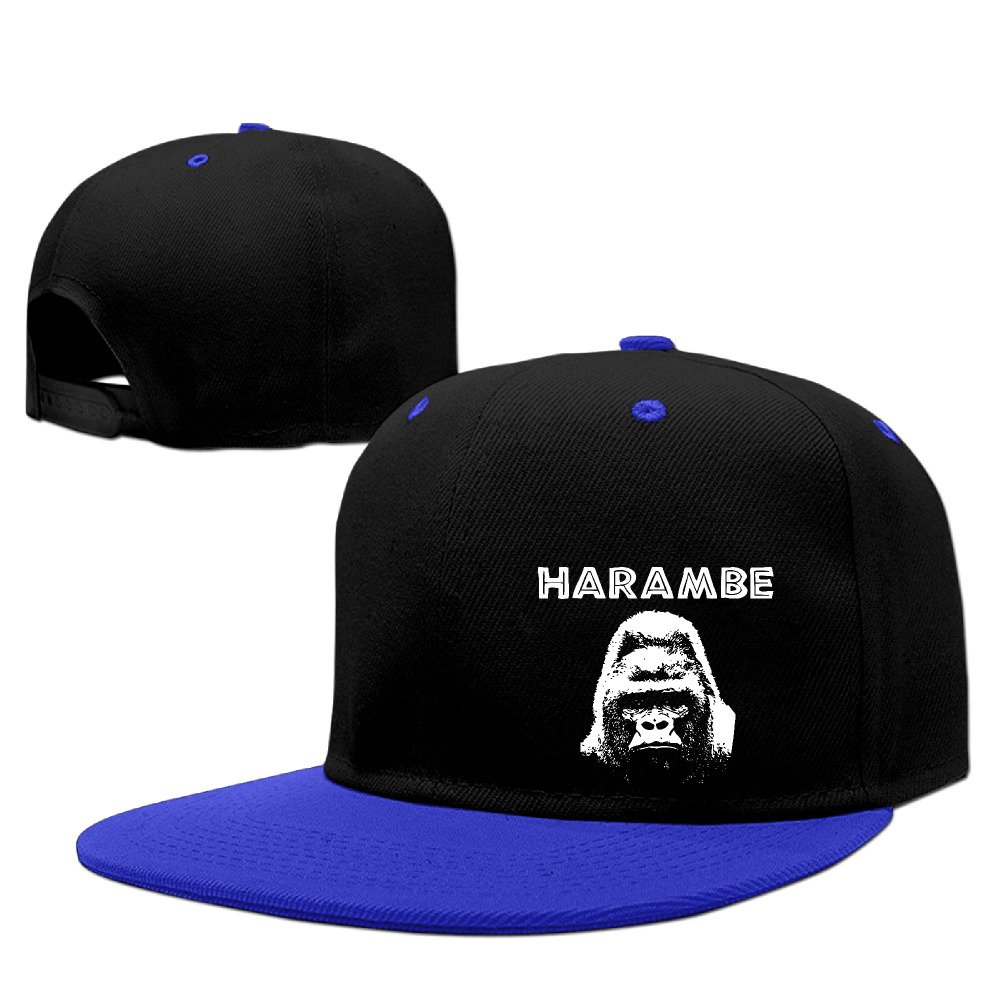 Gorilla Support Harambe Unisex Adjustable Snapback Hats Hip-Hop Caps