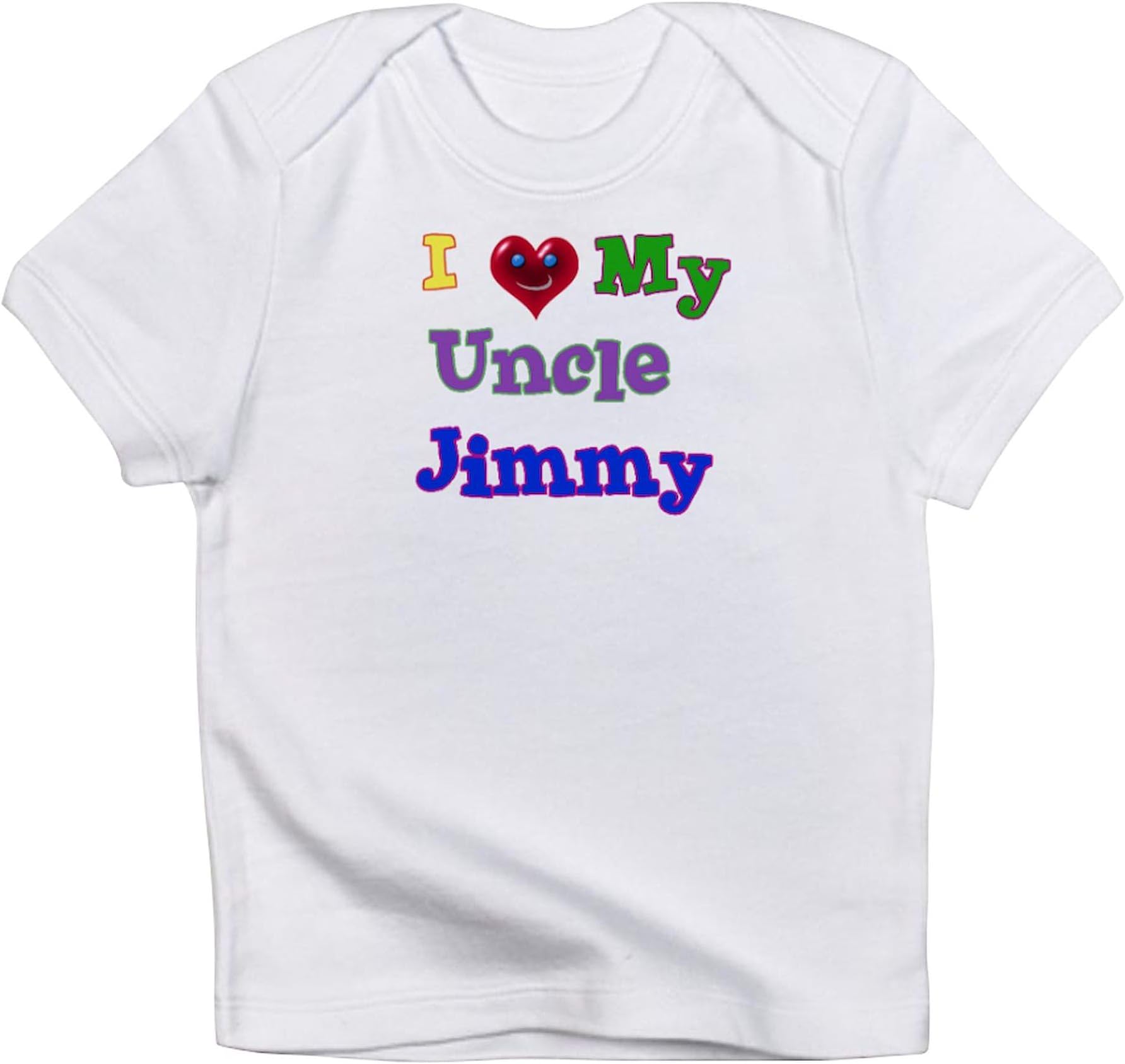 CafePressI Love My Uncle Jimmy Infant T Shirt Cute 100% Cotton Infant Graphic T-Shirt