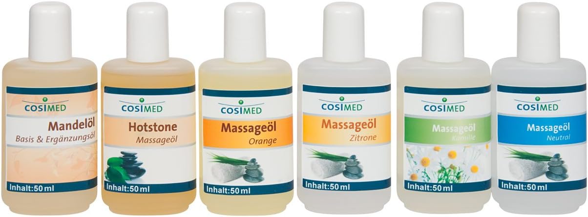 Probierset Massageol Massage Ol Massageole Physiotherapie 6 Flaschen A 50 Ml Amazon De Drogerie Korperpflege