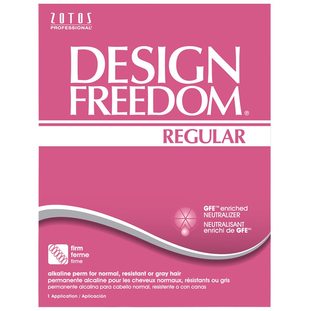 SP-971113 DESIGN FREEDOM HAIR PERM SOLUTION - REGULAR PACK OF 5, PINK