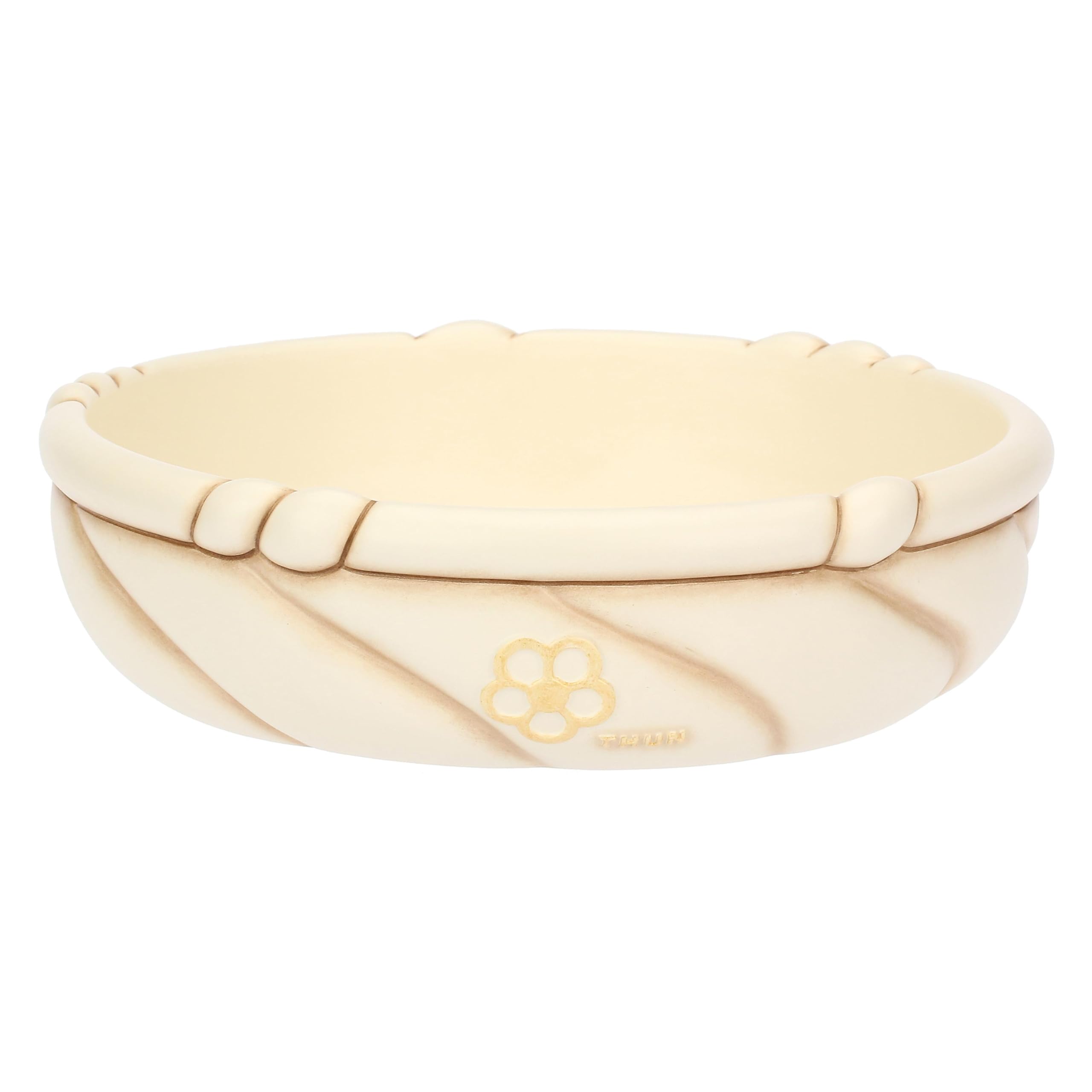 THUN - Centrotavola Twist - ceramica - Collezione Giardino di primavera - 22.9 x 22.9 cm