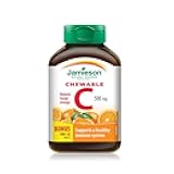 Vitamin C Chewable 500 mg - Tangy Orange, 120 tabs Bonus