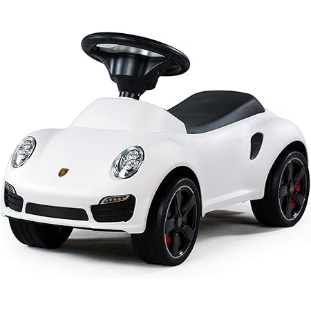 Amazon 足けり 乗用カー ポルシェ 911 乗用玩具 足けり車 乗り物 車のおもちゃ 乗物玩具 White 乗用玩具 三輪車 おもちゃ