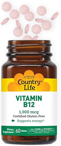 Miniatura 2 de Country Life Vitamina B-12 1000 mcg 60 comprimidos