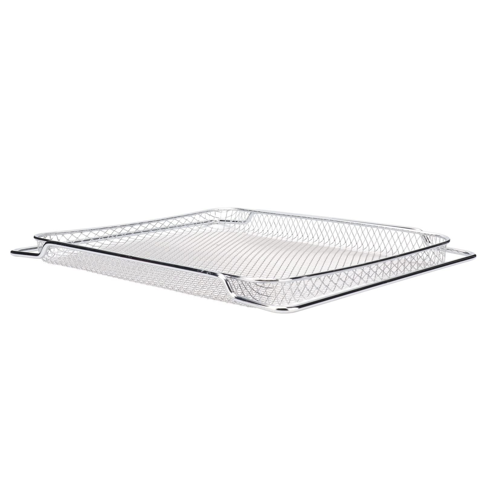 Rete Grigliata Multifunzionale in Acciaio Inossidabile per Griglia da Forno per Cottura Raffreddamento 36x30cm