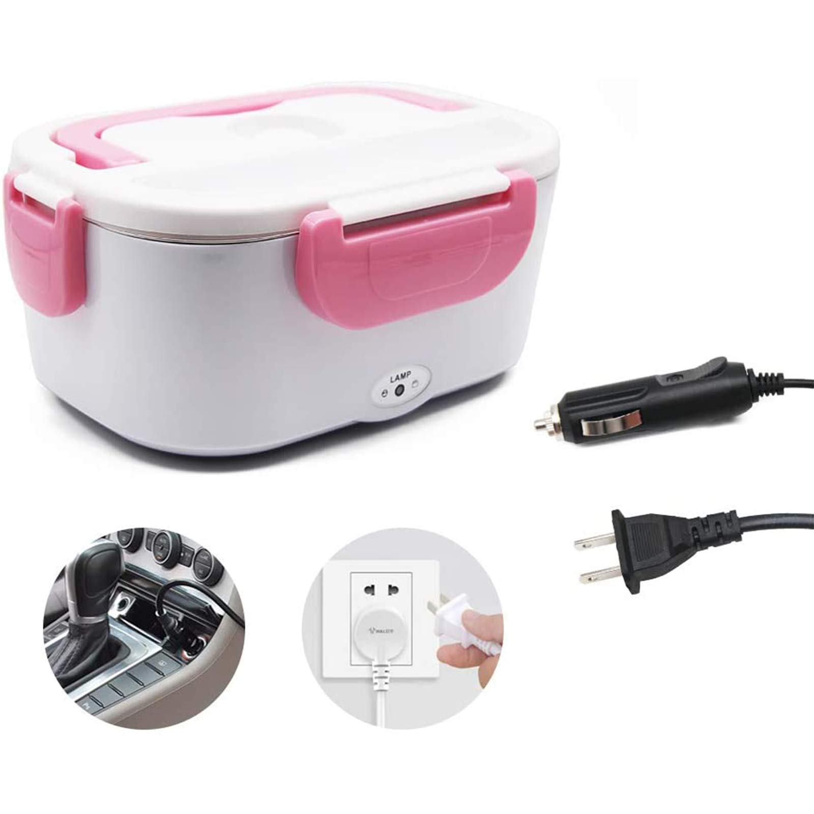 Buy Viowey Electric Lunch Box, 2 in 1 Portable Self Heating Lunch Box