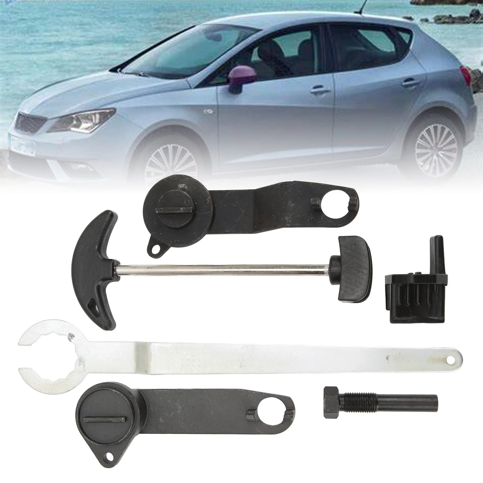 Set di strumenti per la messa in fase del motore, Set di strumenti per la messa in fase del motore a benzina Strumento per albero a camme per la distribuzione degli strumenti di riparazione dell'auto