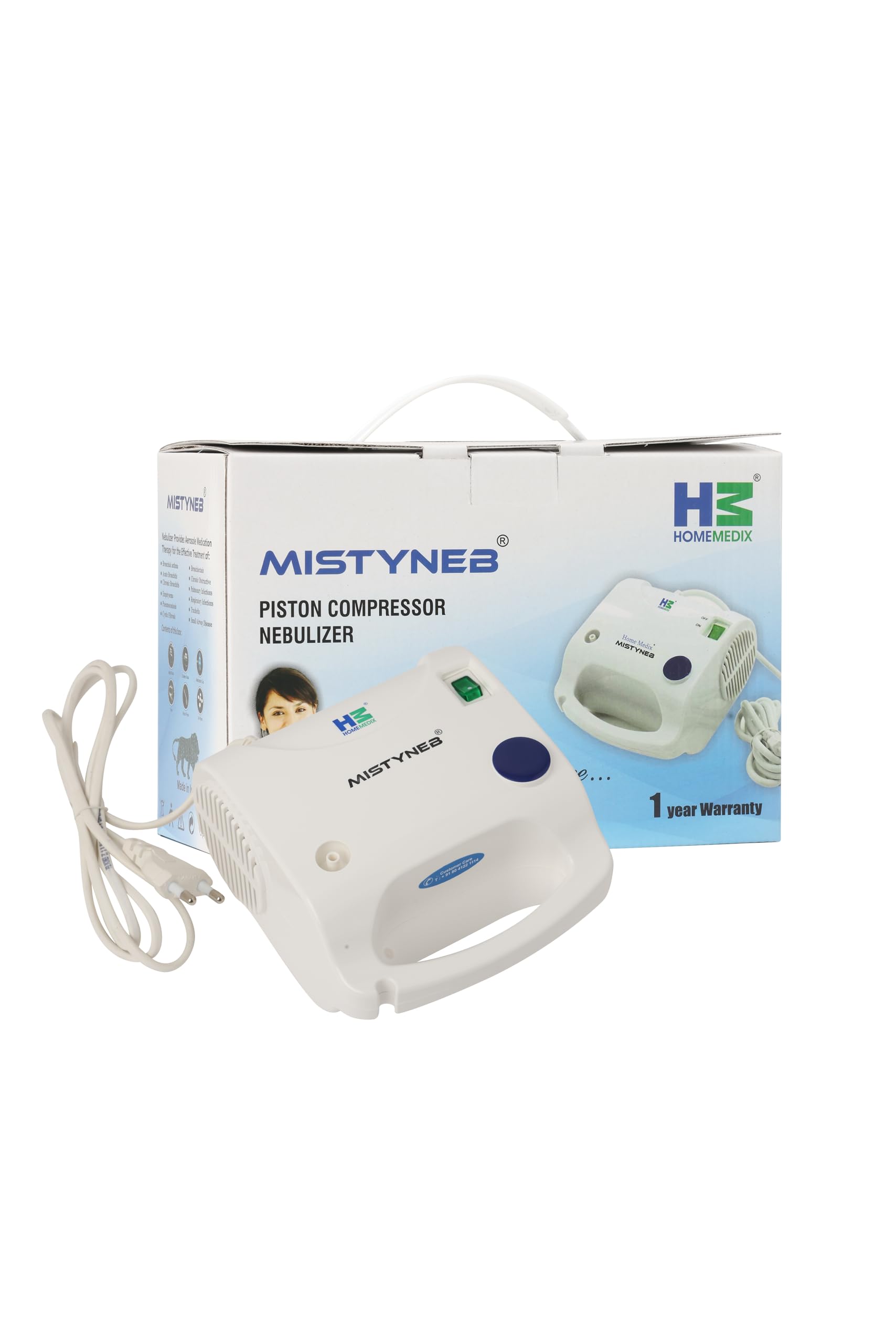 Home Medix Mistyneb : Nebulizer Machine For Adults & Kids - Compressor Nebulizer Machine With Mouthpiece & Mask For Home Use (B0D5V246QB) Amazon Price History, Amazon Price Tracker