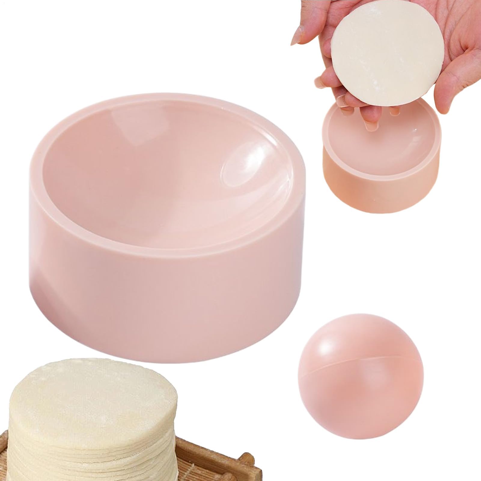 Dumpling Maker,Tortilla Making Tool | Dumpling Wrapper Maker - for Pastry Pie Ravioli Empanada Home Kitchen Restaurant Cooking Baking