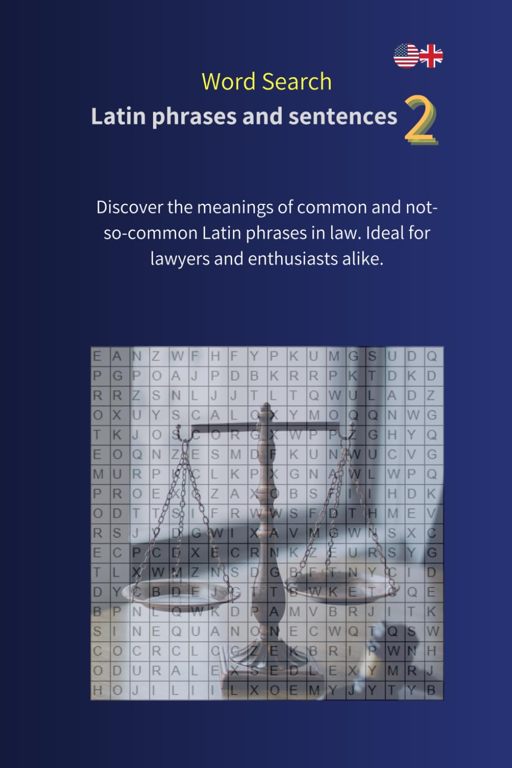 Word Search: Latin phrases and sentences: 80 phrases and words in Latin. Refresh your mind and learn new sentences.