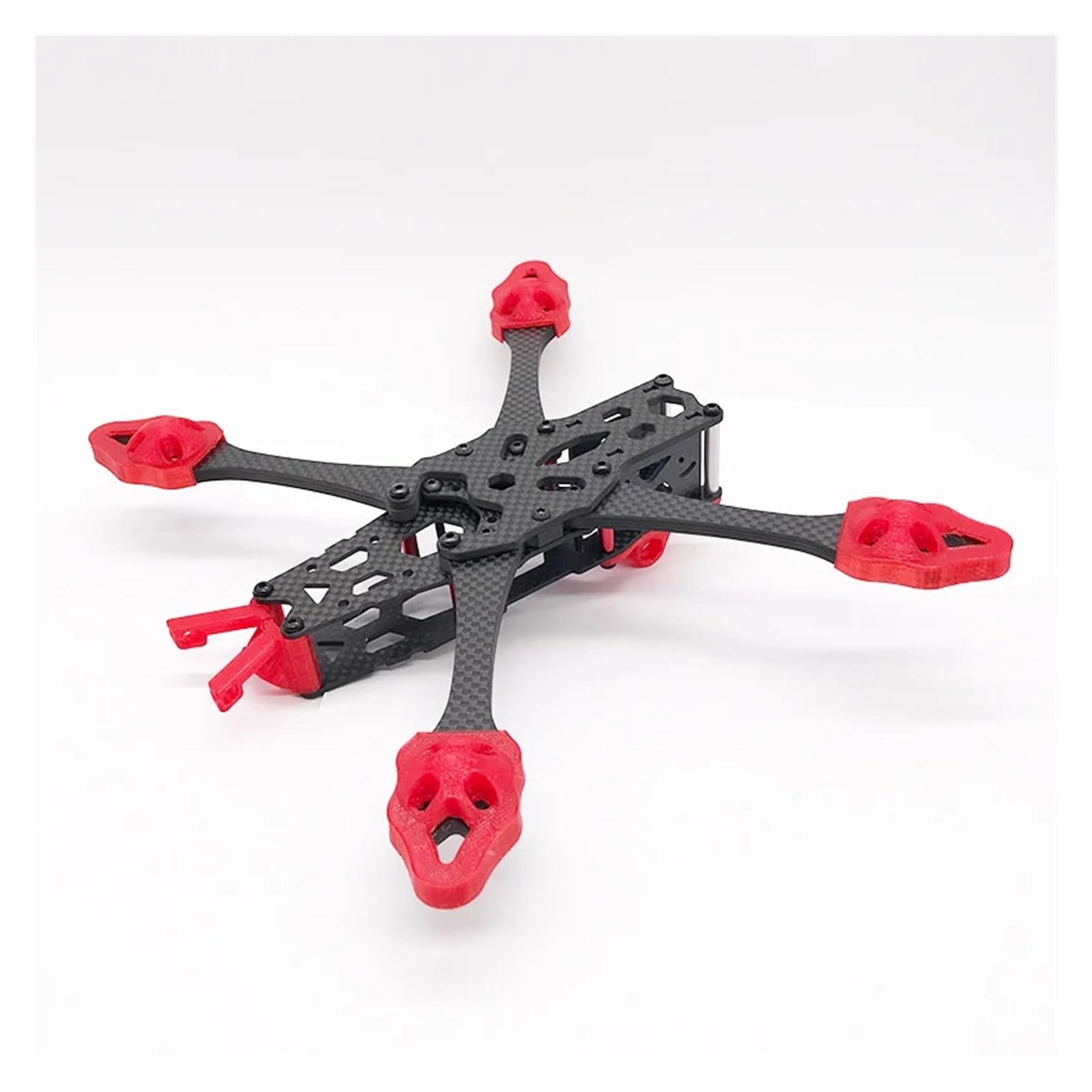SUPENG QAV-S 5 Pollici 223mm 225 Kit Telaio in Fibra di Carbonio Diviso Tipo X Braccio da 5mm con Parti di Supporto Stampate in TPU 3D compatibili con RC FPV Racing Drone