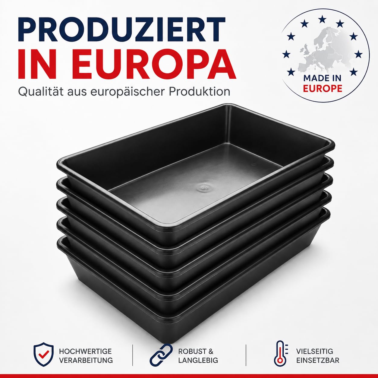 Wanne Oil Drain Pan Universal Collection Tray Bowl Litter 20 L, 60 x 40 x 12 cm (5)