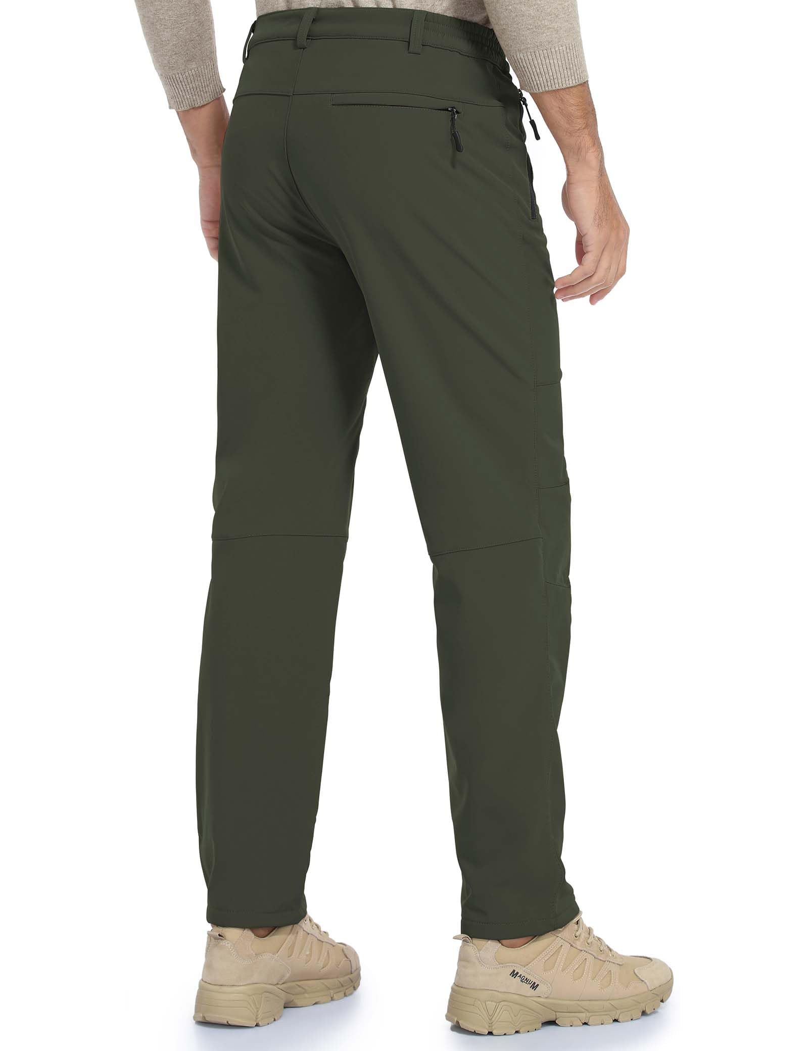 HFDWYJ Pantaloni Trekking Uomo Invernali Impermeabile Pantaloni Uomo per attività All'aperto da Sci Neve Arrampicata Escursionismo Caldo