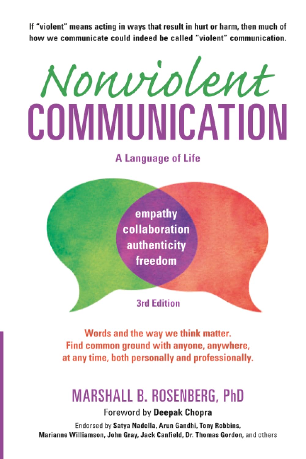 Nonviolent Communication -- A Language of Life (Nonviolent Communication Guides