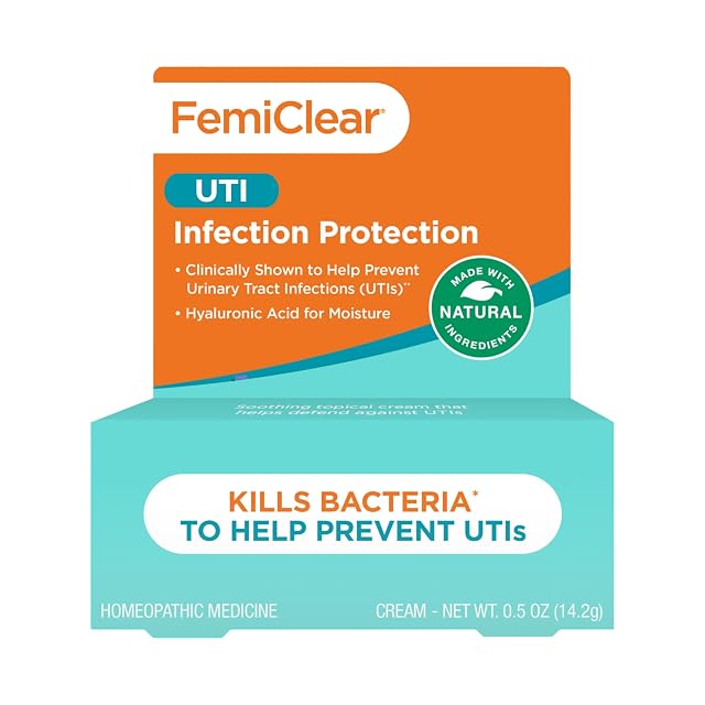 FemiClear Infection Protection Vulva Cream Protection Against Urinary Tract Infections and Recurring UTIs Made with Natural Ingredients Feminine