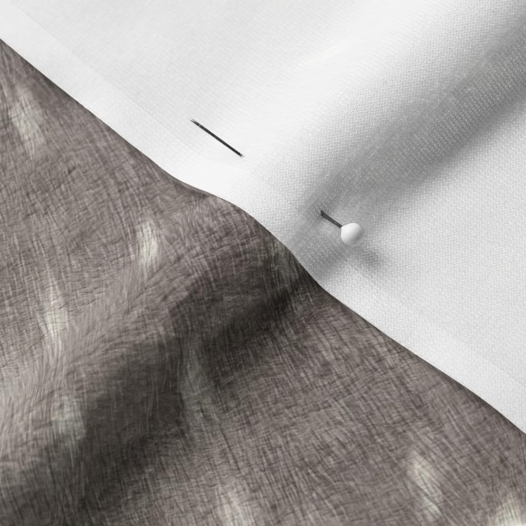 Spoonflower Fabric - Deer Hide Skin Animal Gray Fawn Spots Woodland Neutral Dots Look Printed on Minky Fabric by The Yard - Sewing Baby Blankets Quilt Backing Plush