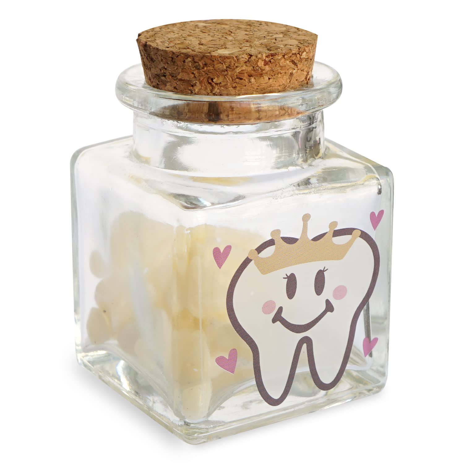 First Tooth Keepsake Jar, Baby Tooth Fairy Keepsake Holder - Boy and Girl