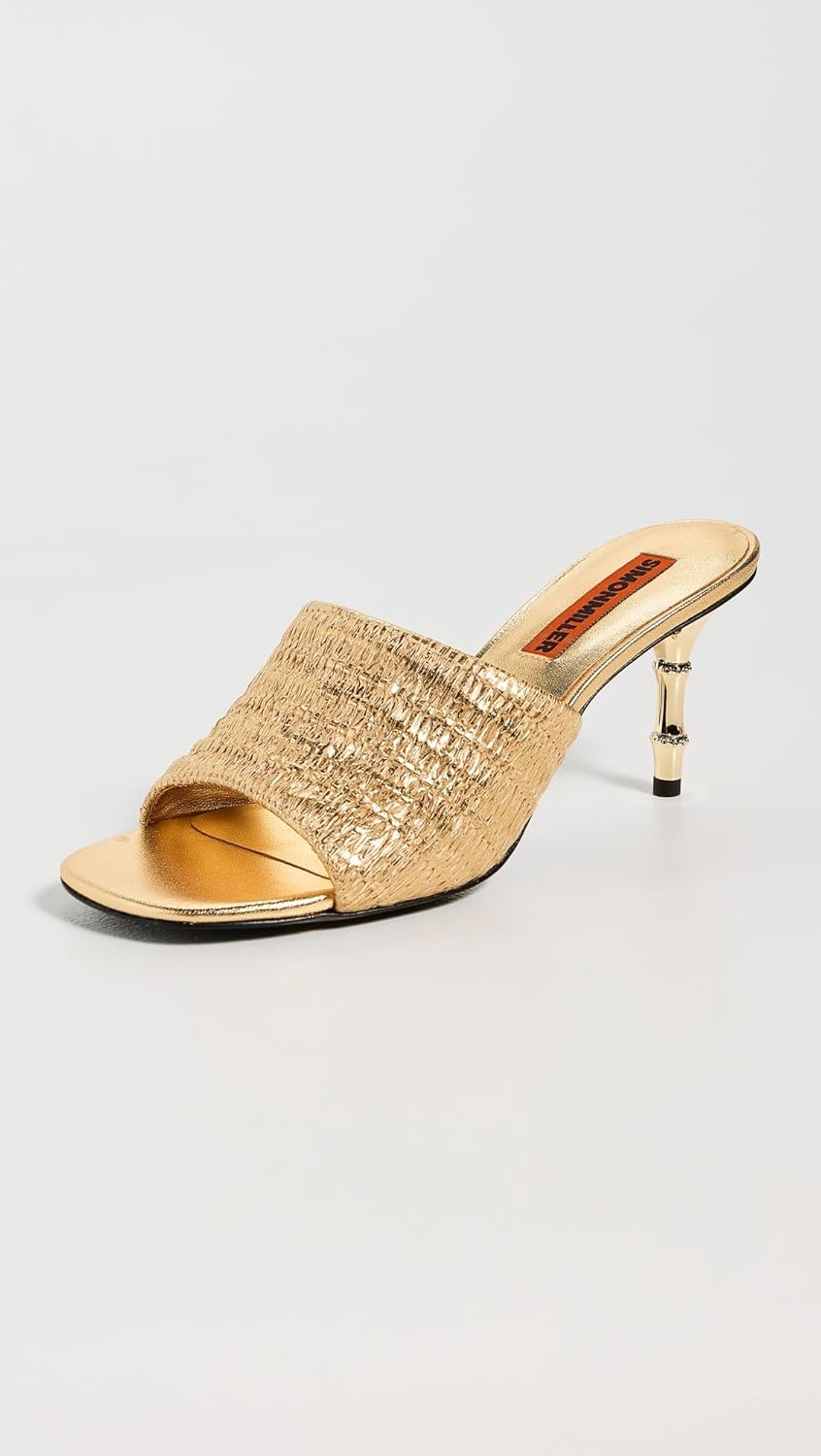 SIMONMILLER Women's Playa Bamboo Heels