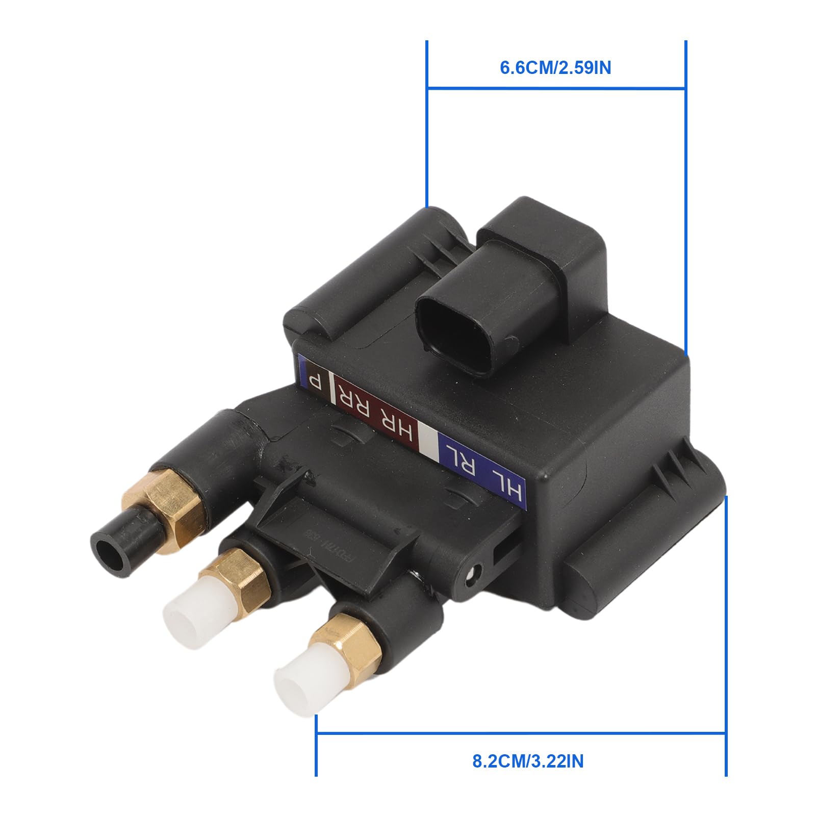 Luftfederung Ventilblock Steuergerät 2513200158 Kompatibel mit 2004-2006 E-Klasse W212 R-Klasse V251 W251 R280 R300 R320 R350 R500 R63 AMG 4matic 2-Eck Fahrzeuge A2513200158