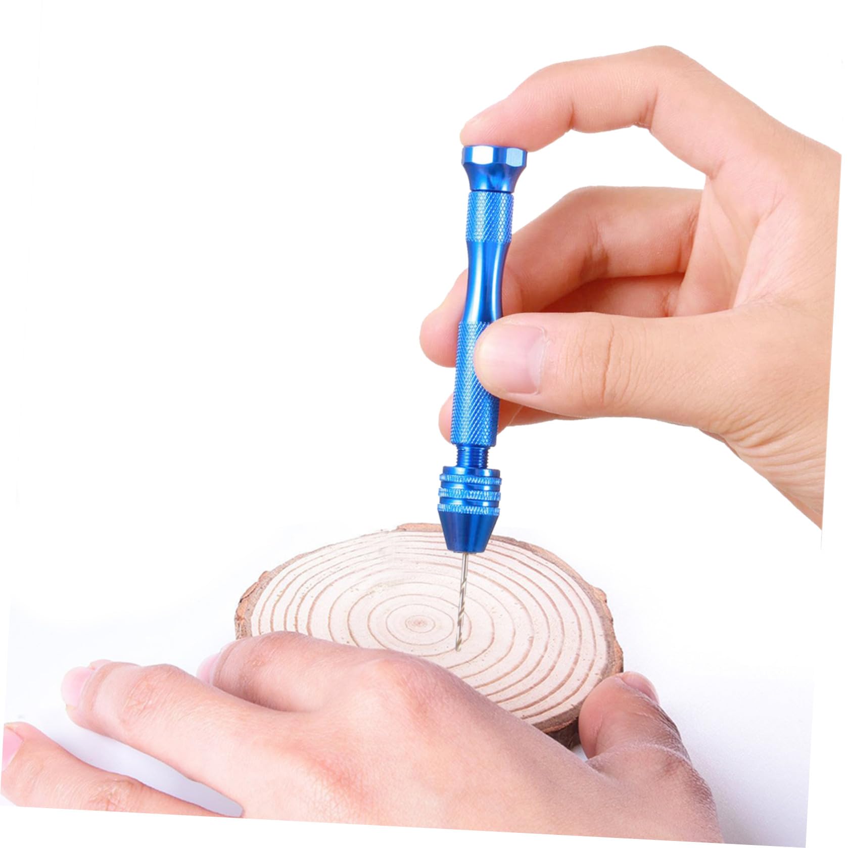 HOMSFOU 152pezzi Mini Punte Da Trapano e Trapano Manuale Utensili Rotanti Per Lavori Di Precisione e Fai Da Te e Morsa Per Modellismo e Assemblaggio Elettronico