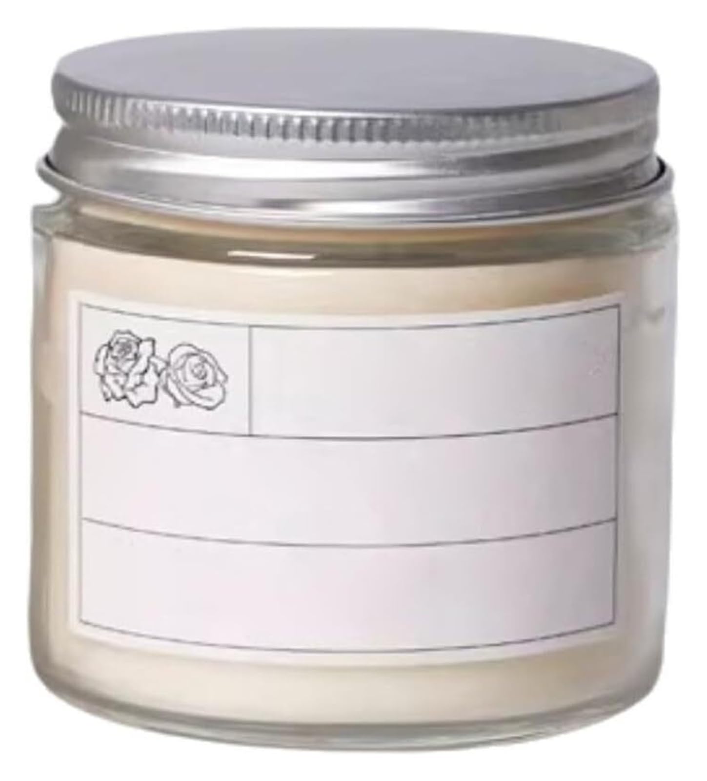 Scented Candle, Glass Candles Reusable Jar Cylinder Aromatherapy Soy Wax Essential Oils Multicolor Unisex(Gardenia)
